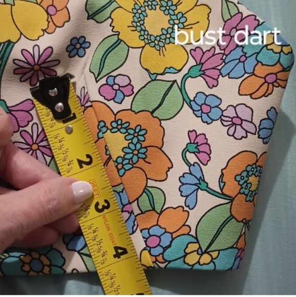 Zara XXL Halter Crop Backless Flower High Neck Top - Picture 7 of 7